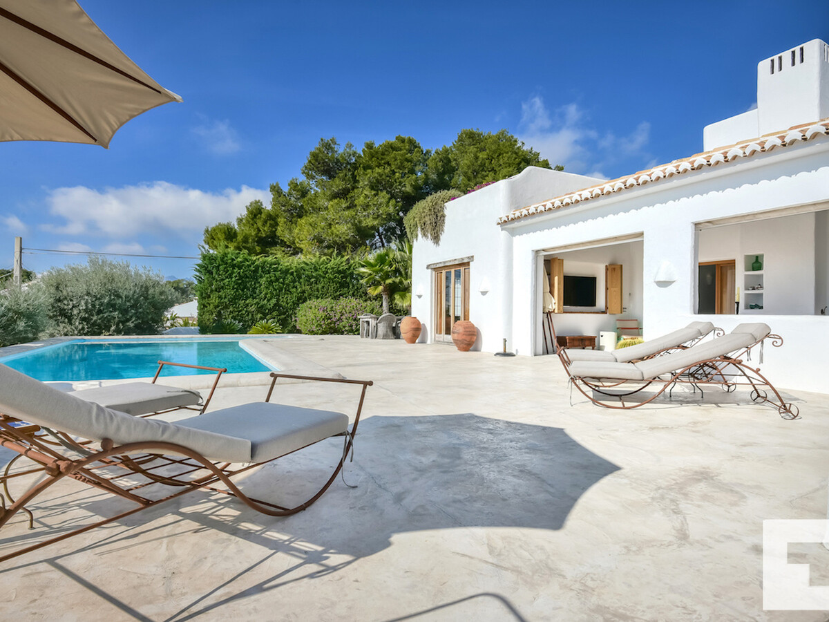 Villa ibicenco 6 pers. à Moraira, piscine vue Peñón - Photo 2