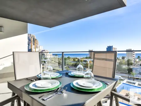 Appartement 2 chambres avec piscine et vue sur le Peñón à Calpe : photo 8