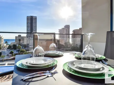 Appartement 2 chambres avec piscine et vue sur le Peñón à Calpe : photo 9