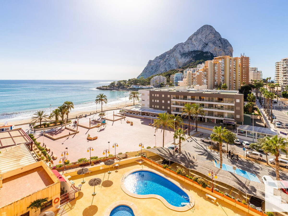 Appartement vue Peñón de Ifach, 1ère ligne plage, Calp - Photo 4