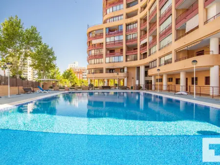 Location appartement à Calp, Appartement en bord de mer à Calp avec climatisation