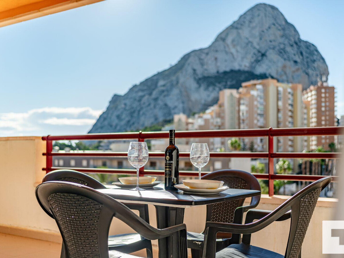 Appartement face à la mer à Calpe, 4 pers, terrasse vue baie - Photo 8