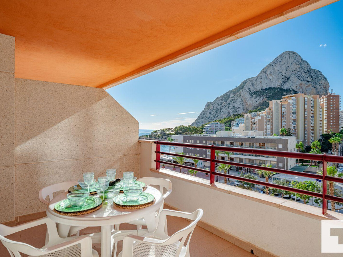 Appartement face à la plage à Calpe, terrasse vue mer - Photo 7