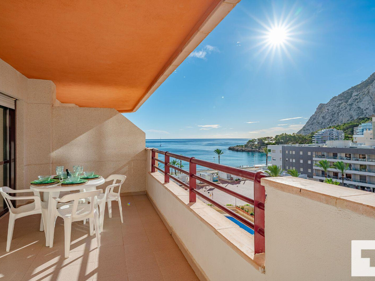 Appartement face à la plage à Calpe, terrasse vue mer - Photo 24