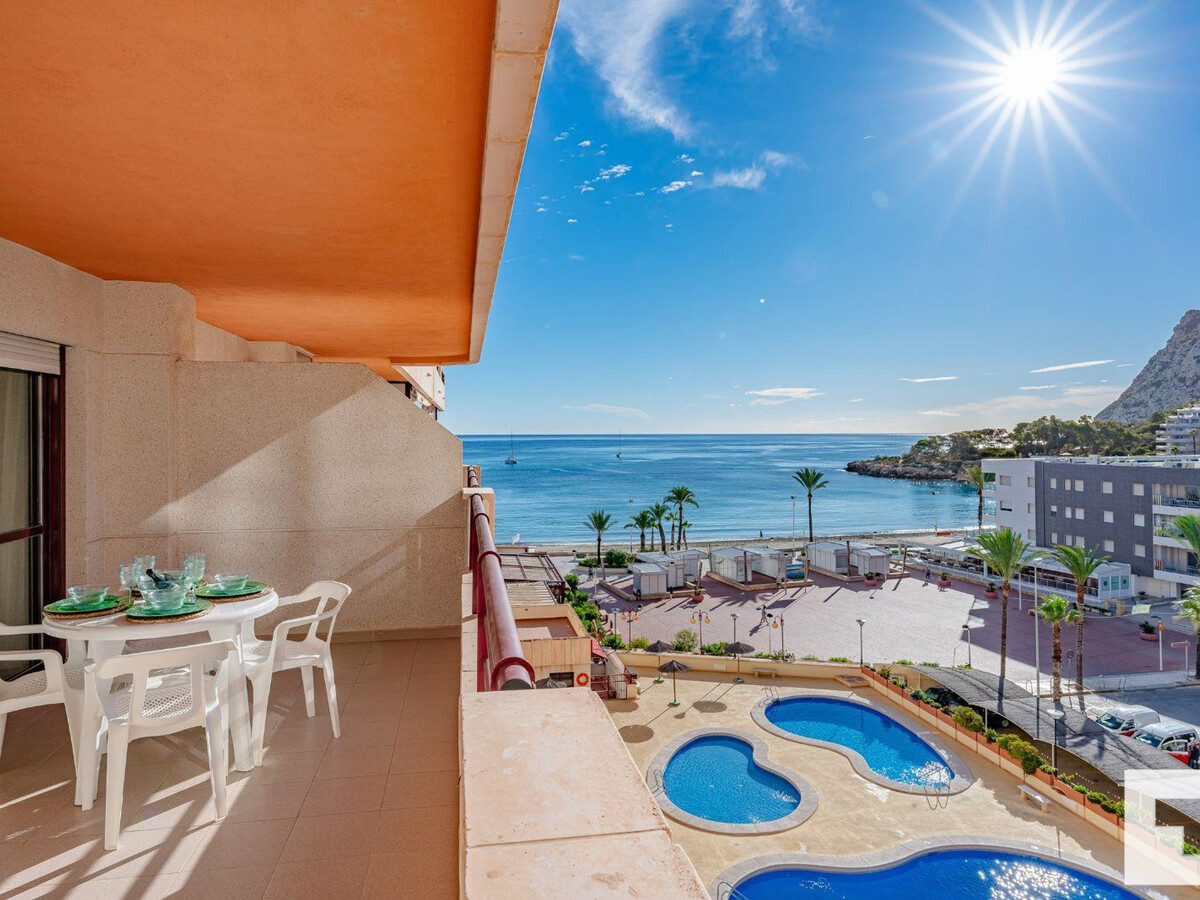 Appartement face à la plage à Calpe, terrasse vue mer - Photo 27