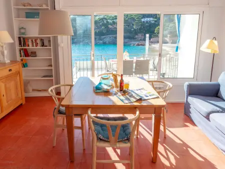 Appartement front de mer à Tamariu, terrasse panoramique : photo 5