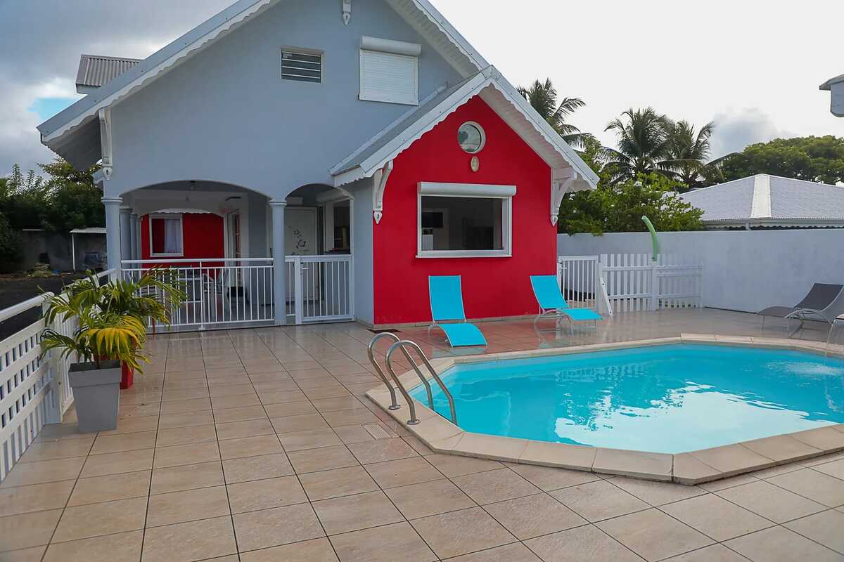 Villa 5 chambres, piscine toute l'année à Sainte-Anne - Photo 3