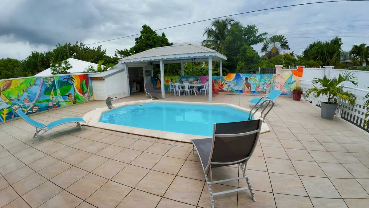 Villa 5 chambres, piscine toute l'année à Sainte-Anne - Photo 64