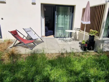 Studio neuf avec terrasse et jardin au Palais - Photo 12