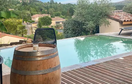 Maison avec piscine débordement à Vinezac : photo 10