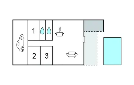 Maison avec piscine débordement à Vinezac : photo 19