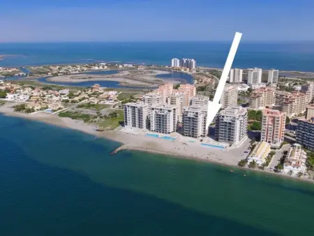 Location appartement à San Javier, Appartement en première ligne à La Manga avec 2 chambres