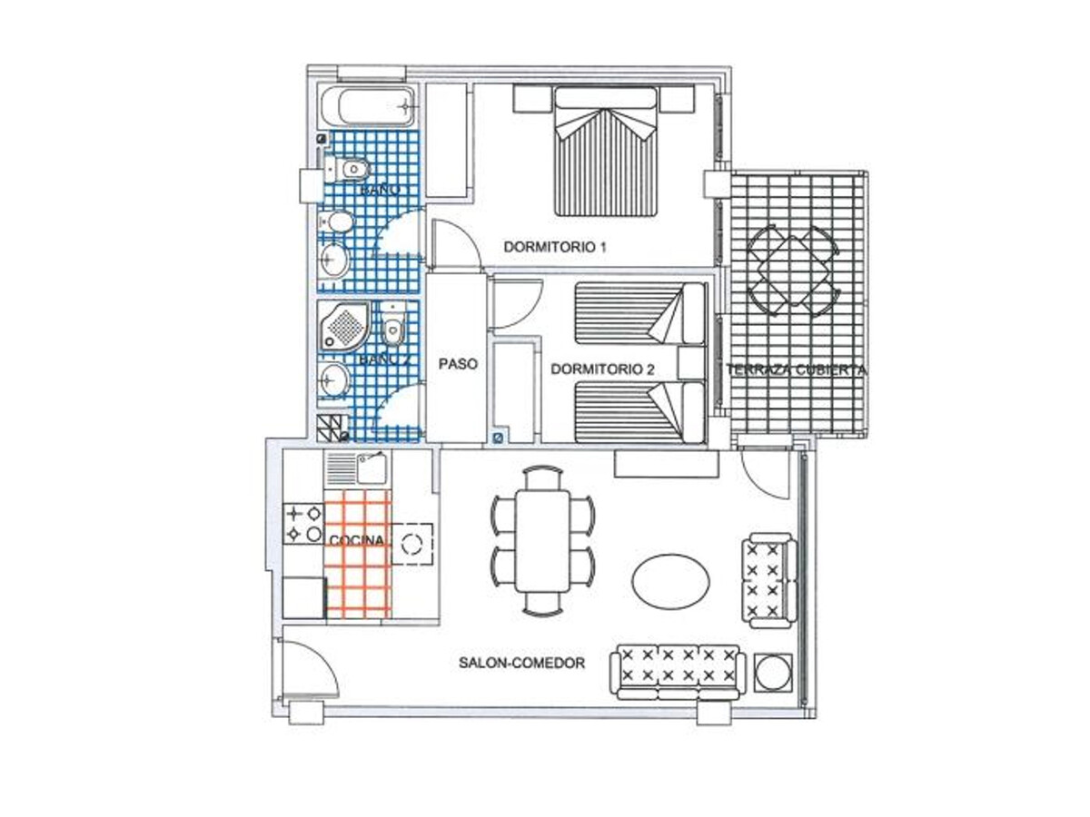 Appartement 2 chambres 1ère ligne à La Manga - Photo 15