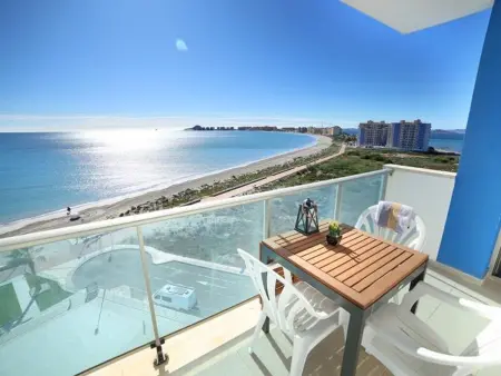 Location appartement à San Javier, Appartement 2 chambres avec vue sur la Méditerranée