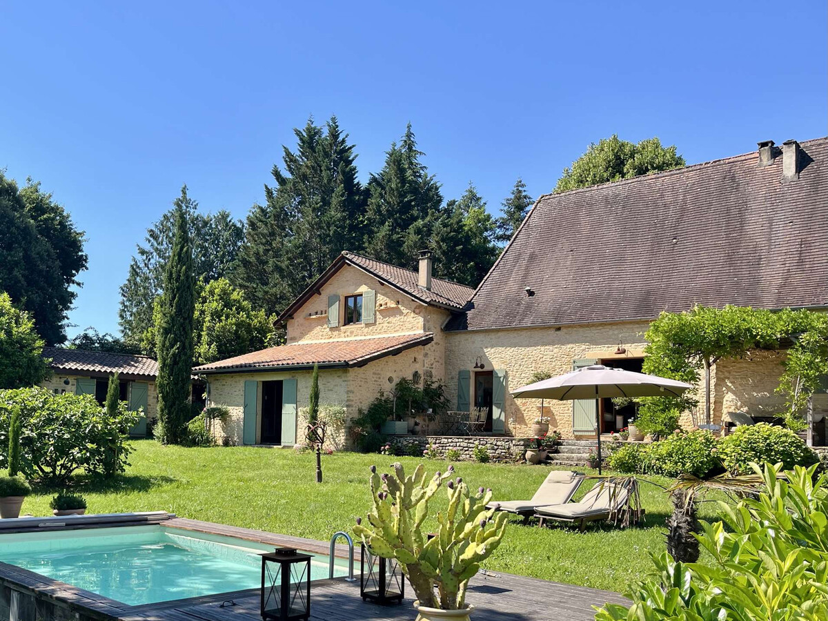 Maison en pierre avec piscine chauffée à Paunat - Photo 1