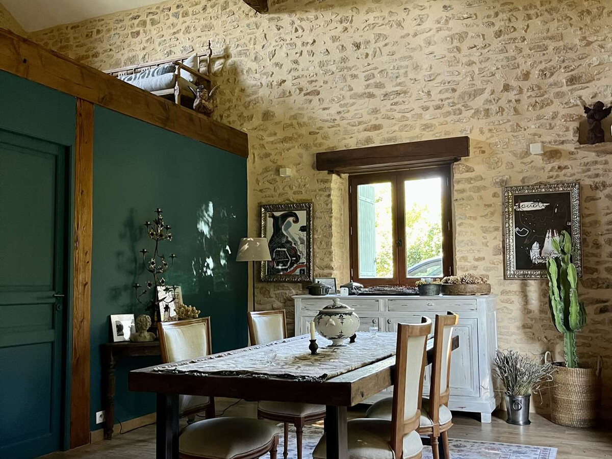 Maison en pierre avec piscine chauffée à Paunat - Photo 9