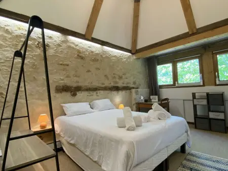 Maison en pierres avec piscine et accès direct à la Dordogne : photo 10