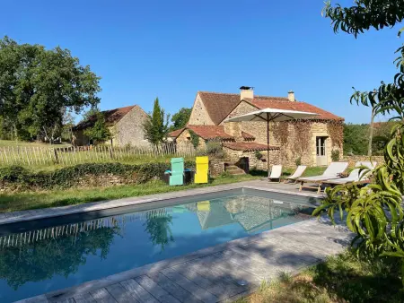 Maison en pierre avec piscine privée près de Trémolat, Paunat : photo 2