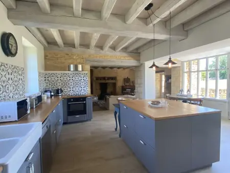 Maison en pierre avec piscine privée près de Trémolat, Paunat : photo 5
