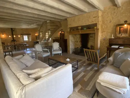 Maison en pierre avec piscine privée près de Trémolat, Paunat : photo 8