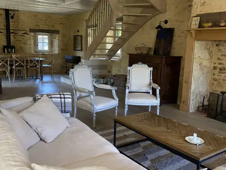Maison en pierre avec piscine privée près de Trémolat, Paunat : photo 9