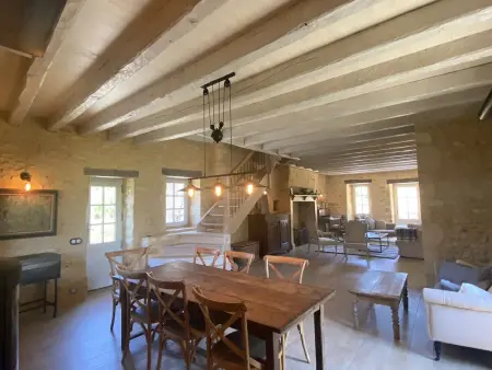Maison en pierre avec piscine privée près de Trémolat, Paunat : photo 10