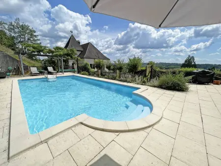 Pigeonnier avec piscine privée au sel à Trémolat, Dordogne : photo 3