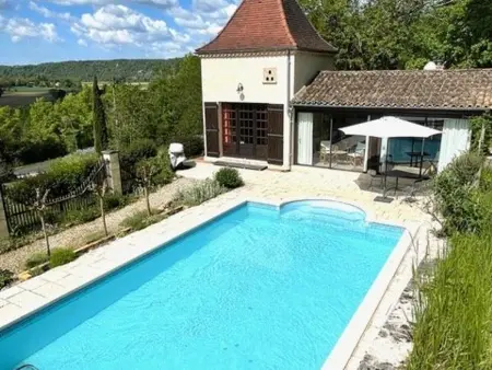 Pigeonnier avec piscine privée au sel à Trémolat, Dordogne : photo 18