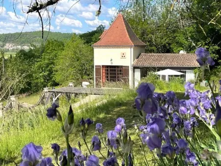 Pigeonnier avec piscine privée au sel à Trémolat, Dordogne : photo 19