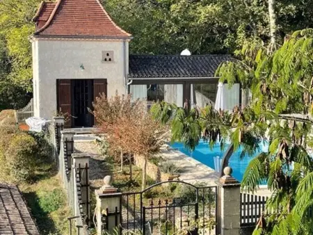 Pigeonnier avec piscine privée au sel à Trémolat, Dordogne : photo 22