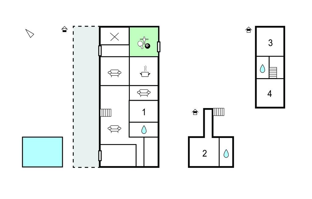 Maison 10 personnes avec piscine chauffée à Néré - Photo 38
