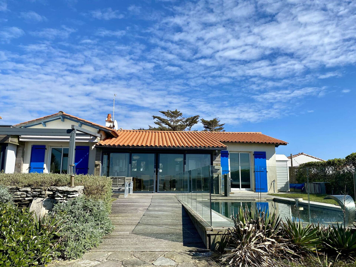 Villa familiale 10 pers. avec piscine et accès direct mer - Photo 2