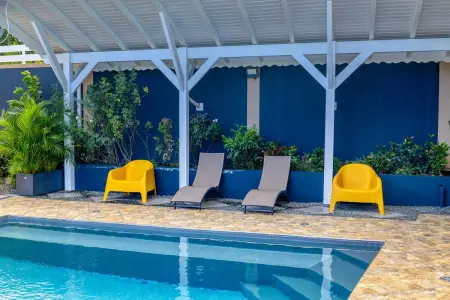 Appartement avec piscine privée et vue mer à Pointe-Noire : photo 13