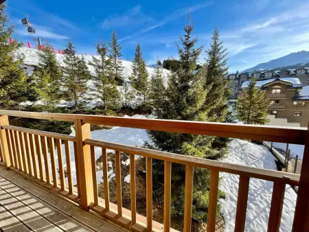 Courchevel 1650 - Appart 6 pers au pied des pistes, balcon sud : photo 4