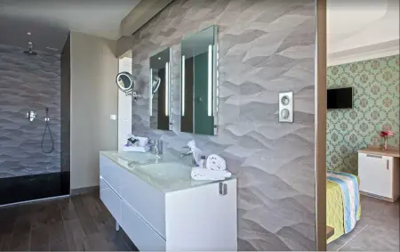 Villa moderne 2 chambres, piscine privée et vue mer à Olmeto : photo 12