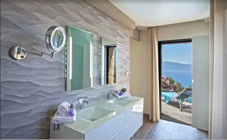 Villa moderne 2 chambres, piscine privée et vue mer à Olmeto : photo 14