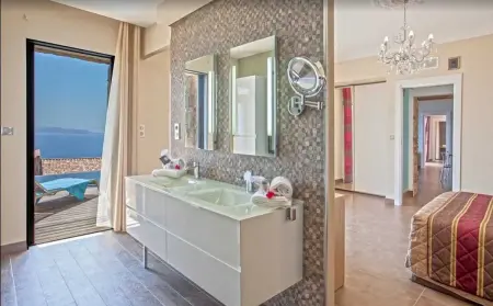 Villa moderne 2 chambres, piscine privée et vue mer à Olmeto : photo 25
