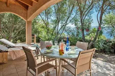 Maison avec piscine partagée et vue mer à Olmeto, 4 pers. : photo 3