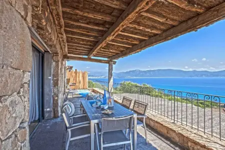 Appartement vue mer avec piscine partagée à Olmeto : photo 2