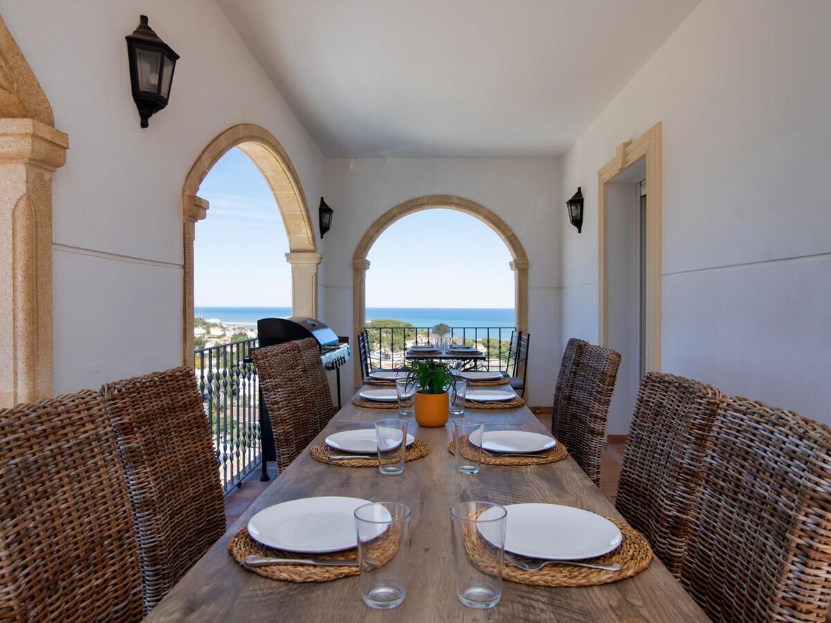 Villa Castillo de Troya : 12 pers., vue 180° mer à Denia - Photo 8