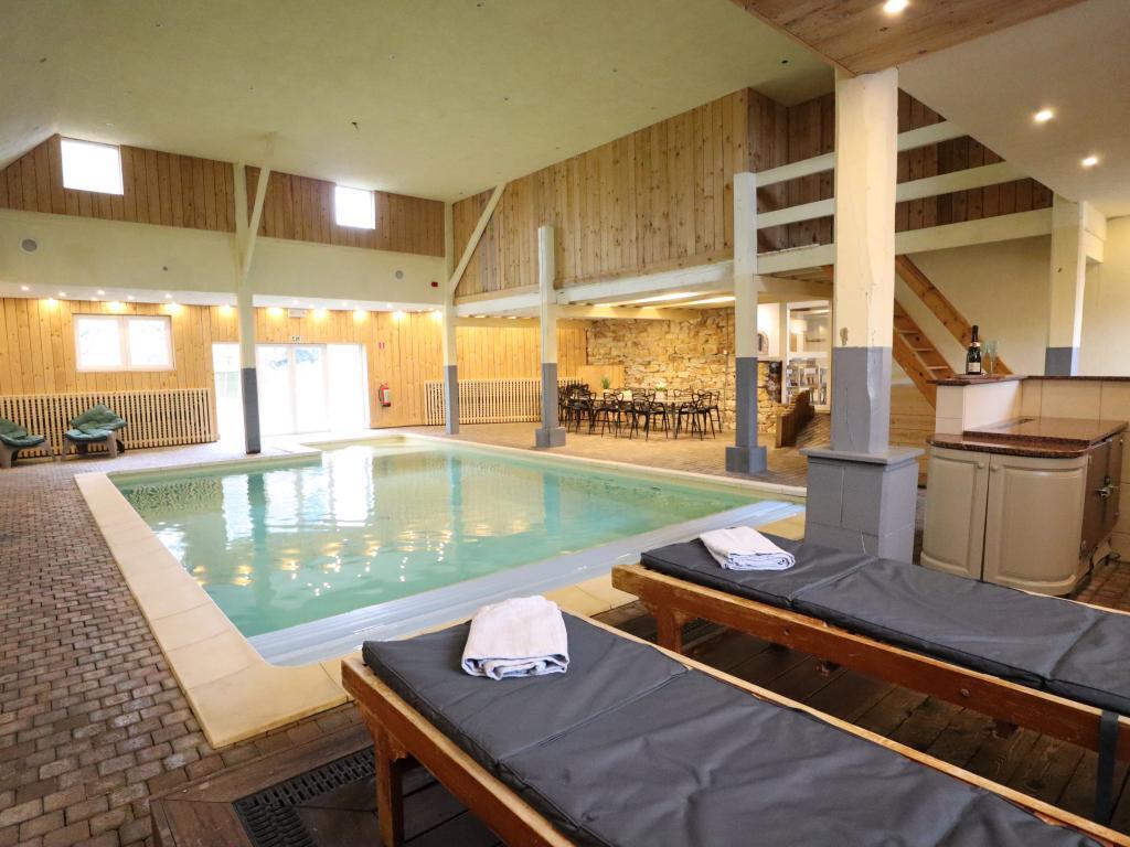 Le GitAnne : maison 15 pers. avec piscine couverte - Photo 33