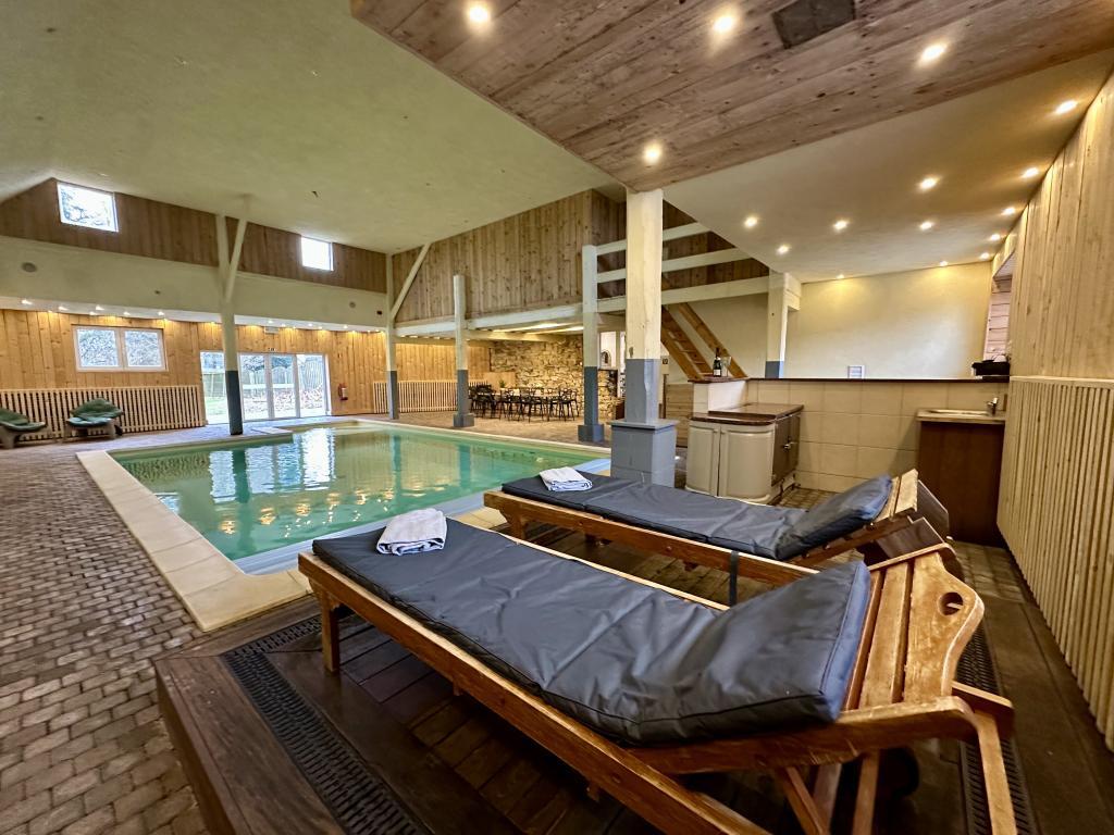 Le GitAnne : maison 15 pers. avec piscine couverte - Photo 36