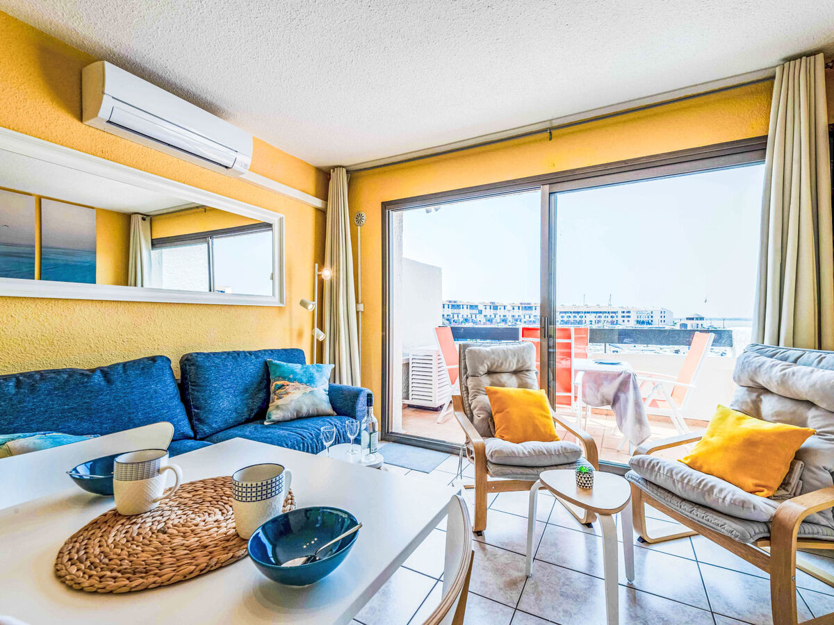 Appartement Palmyra au Barcarès, vue lac et port - Photo 6