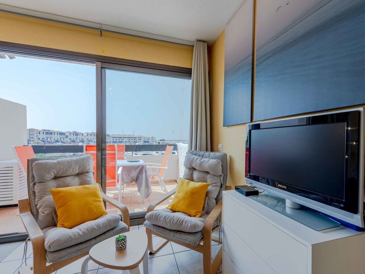 Appartement Palmyra au Barcarès, vue lac et port - Photo 9