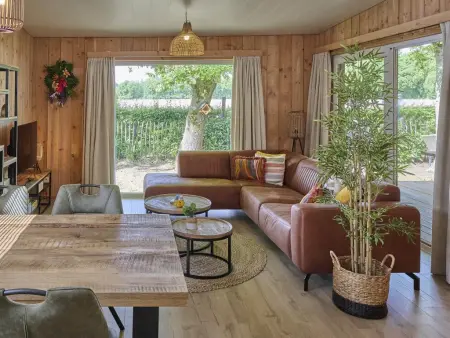 Chalet Veldzicht à Bocholt : jardin privé et piscine partagée : photo 2