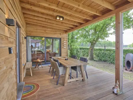 Chalet Veldzicht à Bocholt : jardin privé et piscine partagée : photo 9
