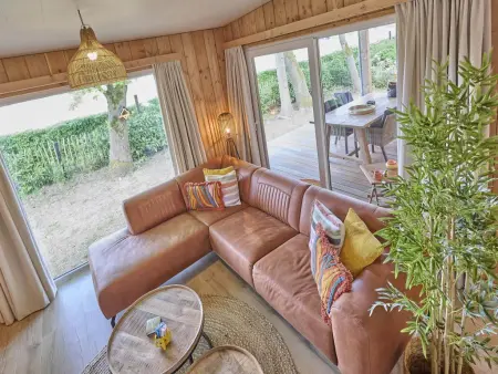 Chalet Veldzicht à Bocholt : jardin privé et piscine partagée : photo 14