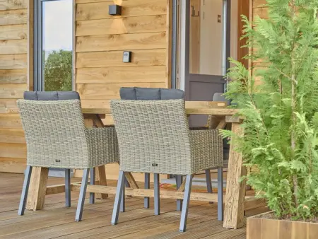 Chalet Veldzicht à Bocholt : jardin privé et piscine partagée : photo 40
