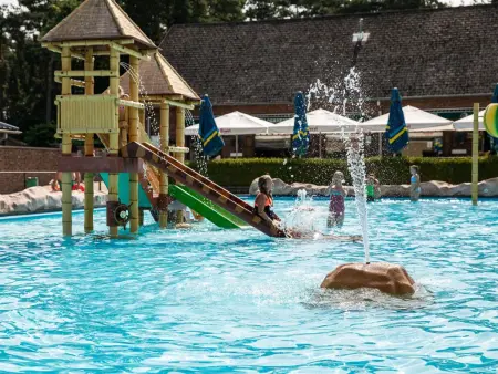 Chalet Veldzicht à Bocholt : jardin privé et piscine partagée : photo 46