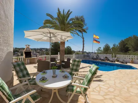 Villa classique avec piscine privée, jardin et climatisation à Benissa : photo 6